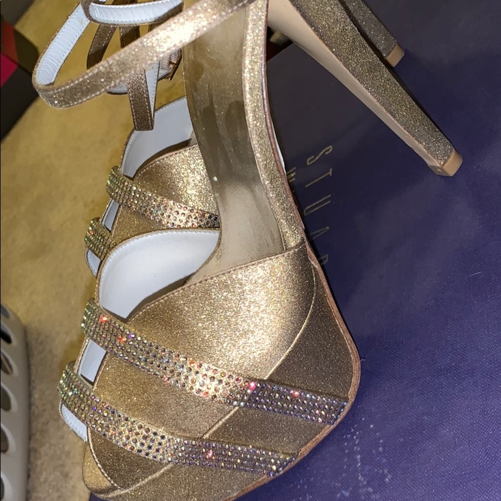 NEW Stuart Weitzman Jazziest Platform Heels - Picture 2 of 8